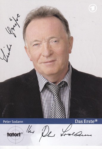 Autogramm peter sodann - autogramm,