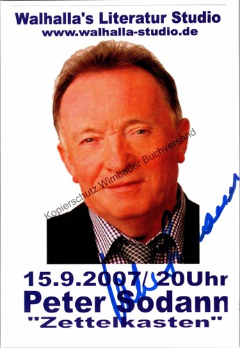 Original autogramm peter - original,